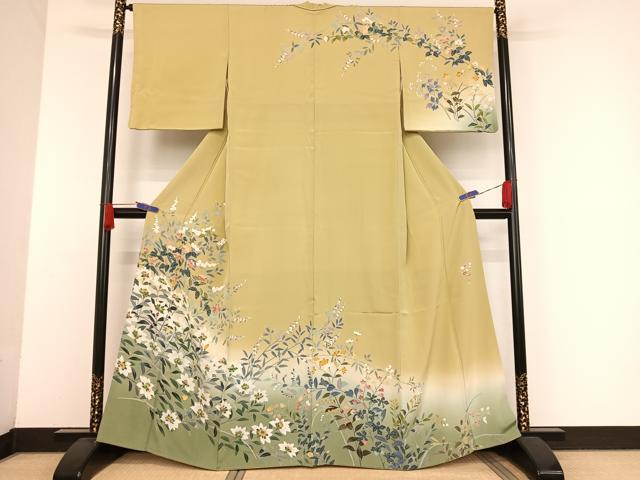 楽天市場】平和屋1□極上 高級染元 粋峰 林芳夫 京加賀友禅 訪問着