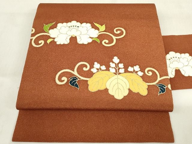 楽天市場】平和屋着物◎本場筑前博多織 半幅帯 献上 正絹 逸品