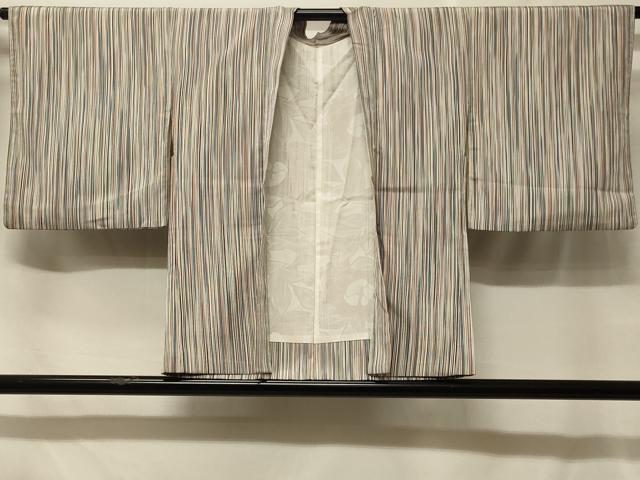 平和屋着物#羽織 縞 正絹 逸品 CABF1559in|平和屋