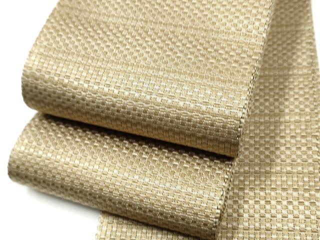 平和屋着物●男性　本場筑前博多織　角帯　横段文　正絹　逸品　CABF8453hy｜平和屋
