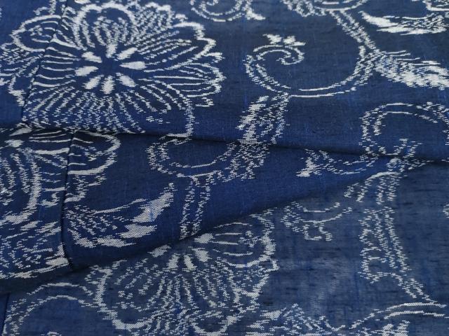 長閑やかさ屋御召しもの＊夏物 紗紬 花唐草文 AABI8112cs