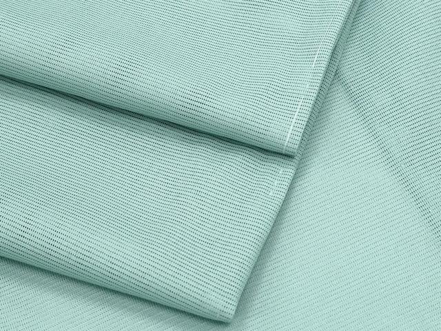 長閑やかさ屋御召しもの＊夏物 色無地 絽 青竹色 洗える御召しもの CABG8600th
