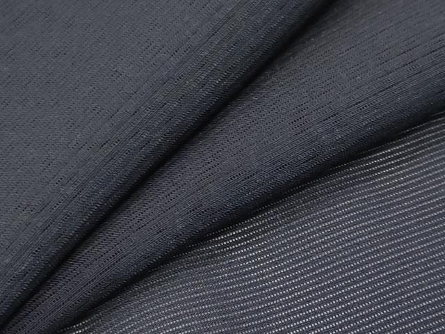 平和屋着物*夏物 色無地 絽 漆黒色 正絹 逸品 CABG4282gh|平和屋
