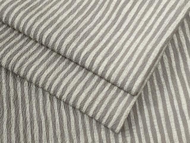 平和屋着物●洗える最高級着物　＜英＞はなぶさ謹製　小紋　縞　CABE3065yc｜平和屋