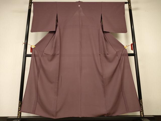 長閑やかさ屋お召しもの＊夏物 色無地 絽 濃色 正絹 珠玉 AABJ2487jd