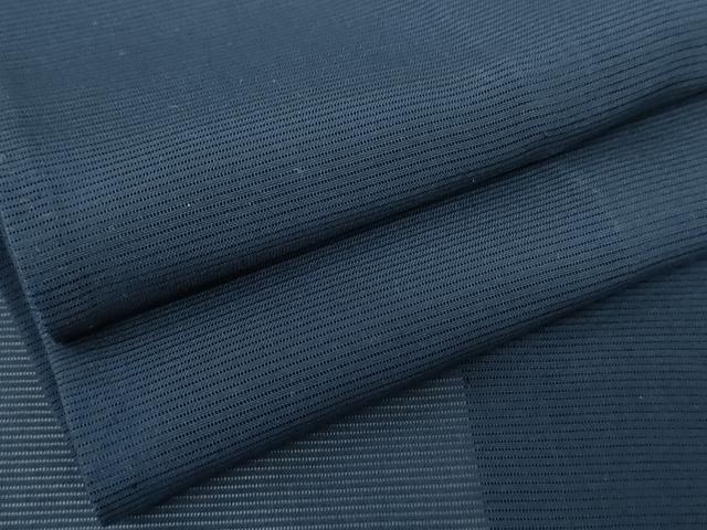 平和屋着物＊夏物 色無地 絽 紺青色 正絹 逸品 CAAV1055ou