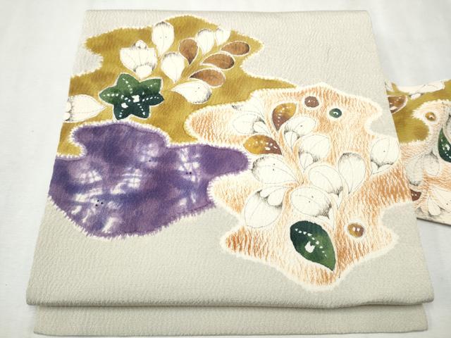 楽天市場】平和屋着物○京都手描友禅 中嶋剛司 蝋彩染 九寸名古屋帯