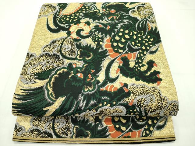 楽天市場】平和屋本店□極上 銀座きしや 九寸名古屋帯 紬地 更紗花文  