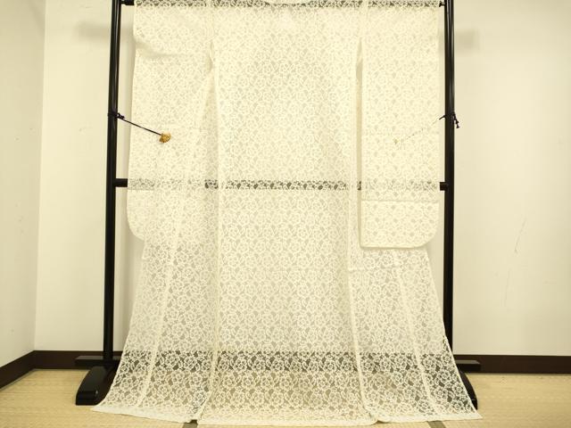 長閑やかさ屋御召しもの●夏物 総スピード競技 振袖 花尽くし 色ざし ロング丈 DAAX8331du