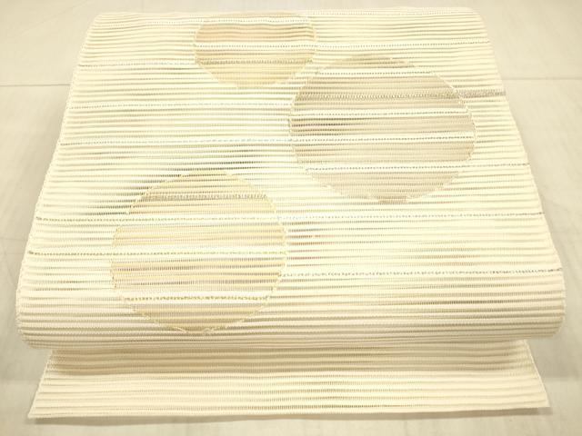 平和屋着物*夏物 絽綴れ 八寸名古屋帯 丸文 金銀糸 正絹 逸品 DAAX8622cm|平和屋