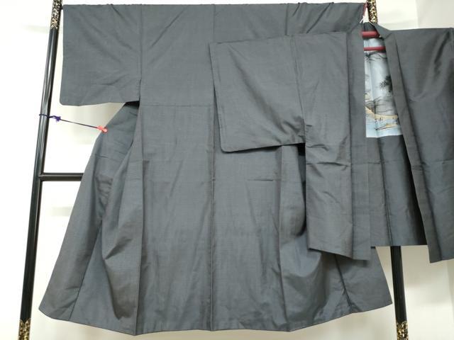 長閑やかさ屋御召しもの●成人男性 発祥地大島紬 合奏団 100亀甲 総端っこ 正絹 珠玉 DABC2494ud