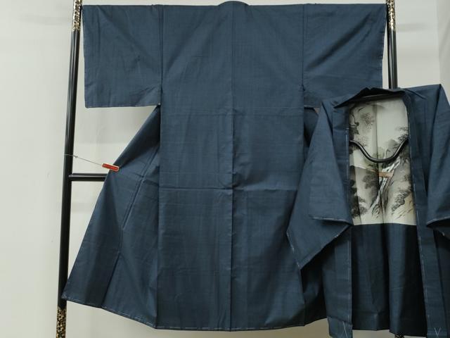 長閑やかさ屋御召しもの●成人男性 発祥地大島紬 合奏団 100亀甲 総端っこ 正絹 珠玉 未当て嵌める CABG0059yc