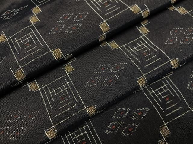 平和屋着物●本場琉球絣　紬　正絹　逸品　未使用　AABJ0098ph｜平和屋