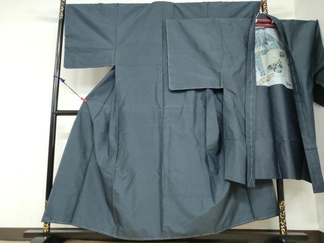 長閑やかさ屋御召しもの●成人男性 発祥地大島紬 合奏団 長羽織 80亀甲 総端っこ 正絹 珠玉 未当てはめる DABC2496ud