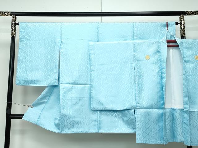 楽天市場】平和屋着物□極上 男性 色無地 紋付き羽織・行灯袴セット 水