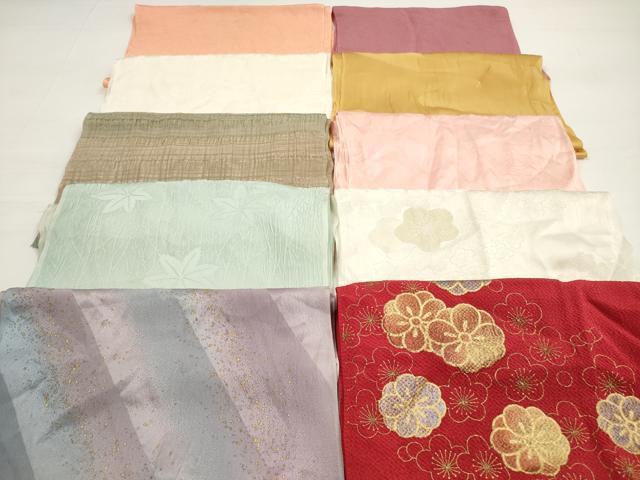 平和屋着物★和装小物 帯揚げ10枚セット 正絹 逸品 DABC5621xg|平和屋