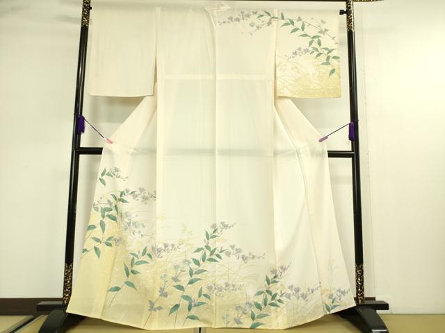 楽天市場】平和屋本店□極上 夏物 訪問着 絽 作家物 総刺繍 枝花文  