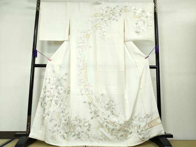 楽天市場】仕立て付き 刺繍訪問着 胡蝶蘭 新品 未仕立品 総刺繍