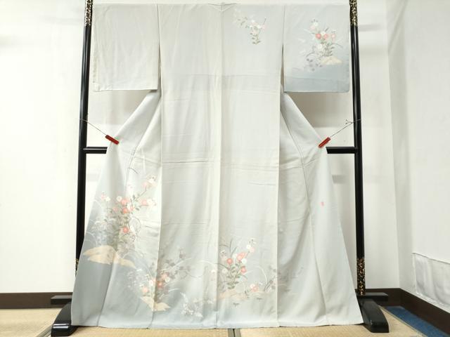 楽天市場】平和屋着物▽京友禅 高林勝司 訪問着 手描き 枝花文 暈し