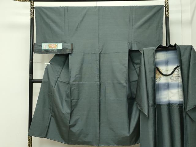 平和屋着物●極上 男性 本場大島紬 アンサンブル 絣文様 株式会社大山謹製 証紙付き 逸品 未使用 CZAA4520s6|平和屋