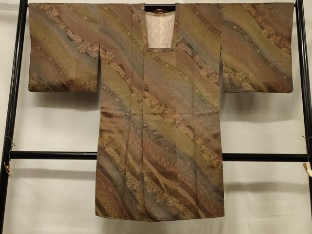 平和屋着物＃道行コート　辻が花　暈し染め　ロング丈　正絹　逸品　CABF1413in｜平和屋