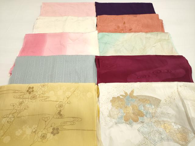 平和屋着物★和装小物　帯揚げ10枚セット　正絹　逸品　DABC5624xg｜平和屋