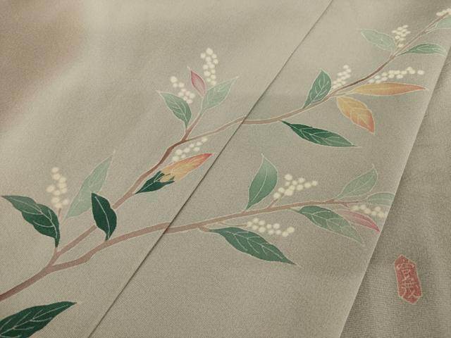 楽天市場】平和屋着物○本加賀友禅作家 毎田健治 訪問着 能面 人物文