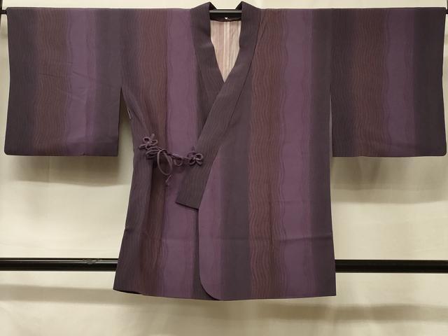 長閑やかさ屋御召しもの＃道中着 変わり抜け道 暈し染め 正絹 珠玉 CABF1414インチ
