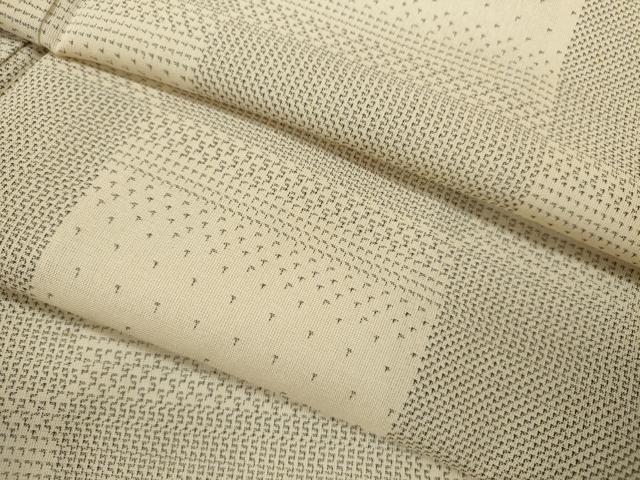 長閑やかさ屋御召しもの＊夏物 大島紬 夏大島 透かし彫り柄 正絹 珠玉 CABH7682ze