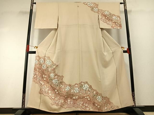 平和屋着物●訪問着 絞り 辻が花 正絹 逸品 AABH4734fy