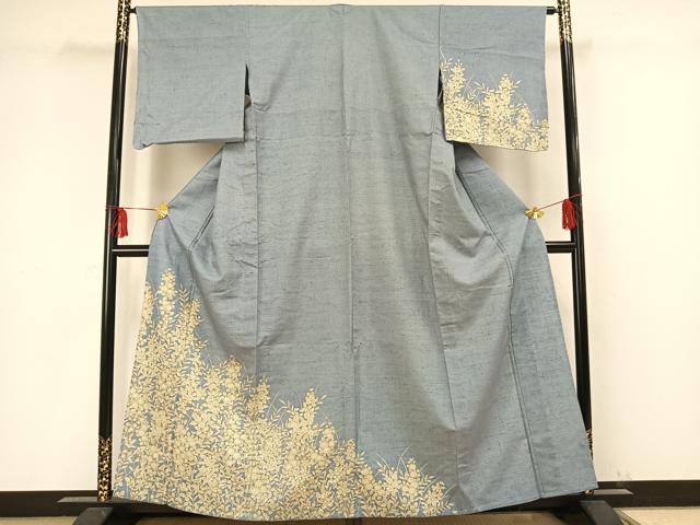 平和屋着物▽訪問着 単衣 霞文 暈し染め 正絹 逸品 DAAS0083az