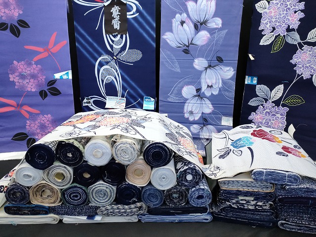 長閑やかさ屋中央局■浴衣布切れ まとめて 45点 蝶 蜻蛉 花柄 Kansai 山本寛斎 絵里花 江戸城ゆかた など 総べて未当て嵌める ppp3759