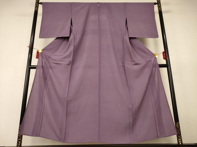 長閑やかさ屋御召しもの＊夏物 色無地 絽 浅紫色 正絹 珠玉 AABH9516jd