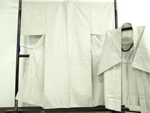 長閑やかさ屋中央局∞御前上等 成人男性 発祥地大島紬 白大島 長羽織 羽裏・龍 珠玉 DZAB0142kh5