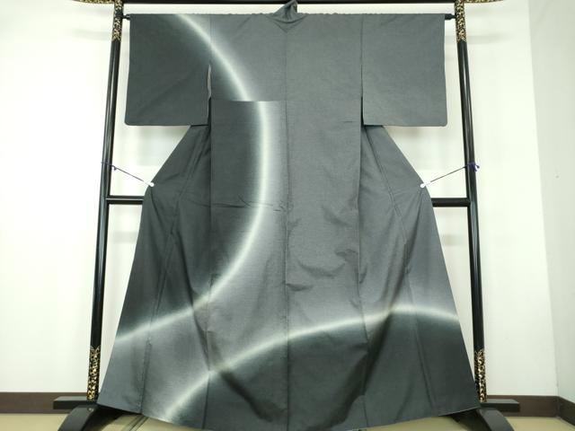 平和屋着物●本場染大島紬　訪問着　霞文　暈し染め　正絹　逸品　DABB4716ps｜平和屋