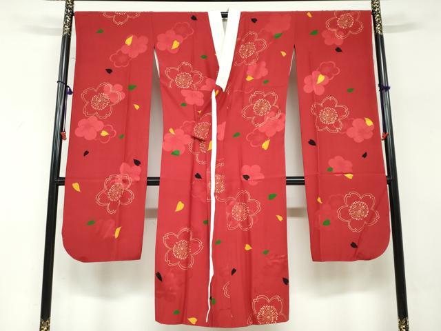 長閑やかさ屋御召しもの●振袖用長襦袢 袷 舞花文 金彩 正絹 珠玉 DABF1338ud