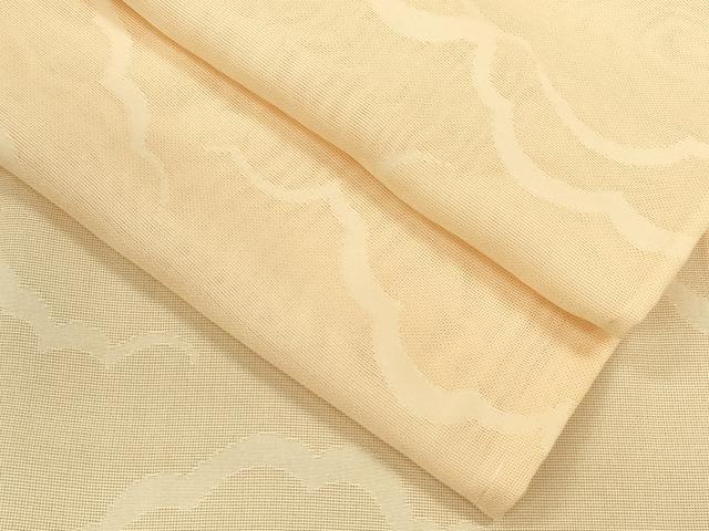 長閑やかさ屋御召しもの＊夏物 色無地 雲取り紋紗 色ざし 正絹 珠玉 未当て嵌める CABB9701ze