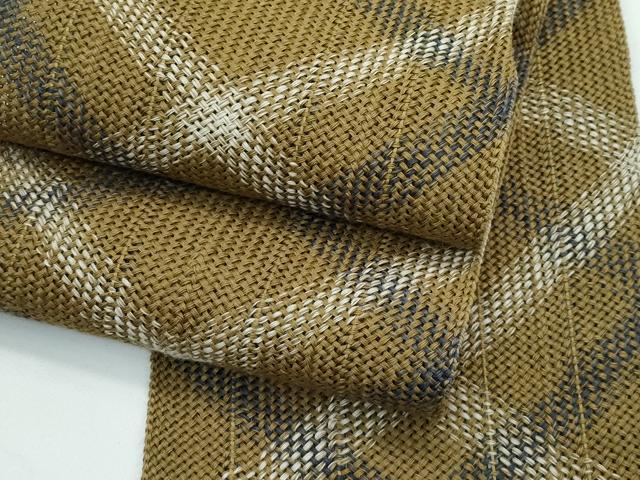 平和屋着物*極上 夏物 akiko mikami 三上亜希子 半幅帯 組織 網目文様 逸品 未使用 CZAA3470s5|平和屋