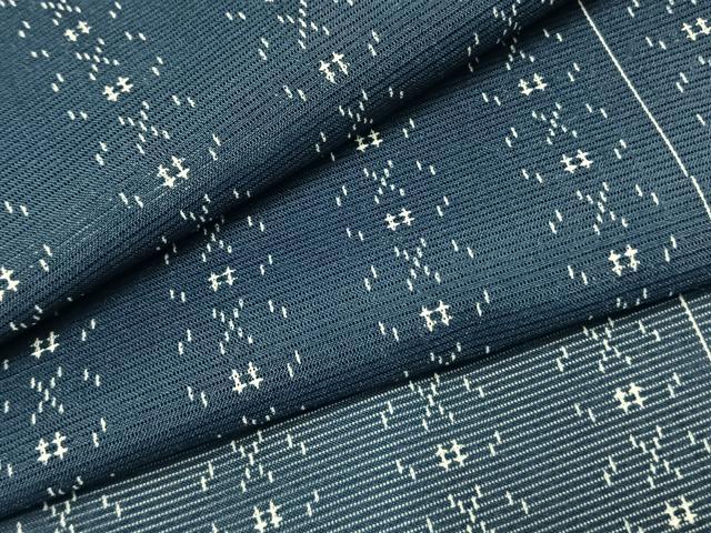 平和屋着物＊夏物 小紋 絽 間道 洗える着物 未使用 AABF5769fy｜平和屋