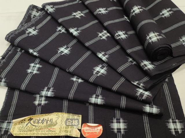 楽天市場】久留米絣 反物 新品 反物 織物 kurume 木綿の着物 女性