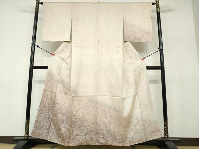 平和屋着物●訪問着　絞り　草花文　正絹　逸品　未使用　DABF1265ud｜平和屋