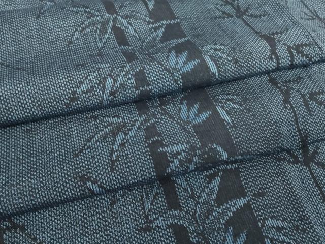 平和屋着物▽結城紬 単衣 松皮菱文 正絹 逸品 DAAV5665az