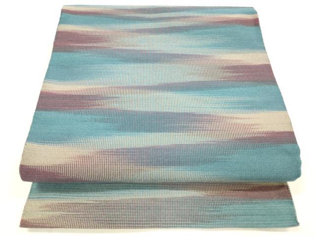 楽天市場】平和屋着物○爪掻本綴作家 伊達静 八寸名古屋帯 霞文 正絹