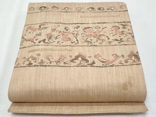 長閑やかさ屋お召しもの＊夏物 八寸名古屋帯 重要人物文 CABH8002fb