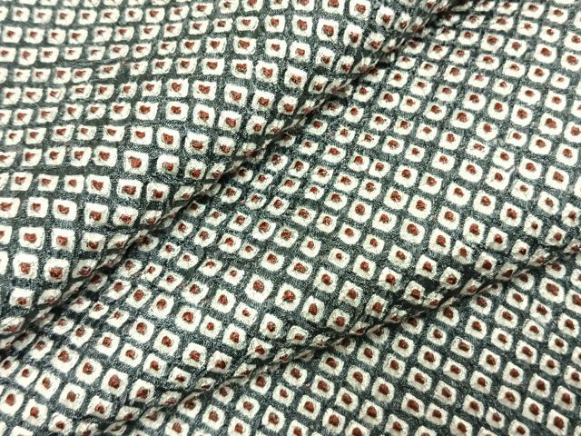 長閑やかさ屋御召しもの●其れは其れは製作の似つかわしい総絞り小紋 正絹 珠玉 AABI1642fy