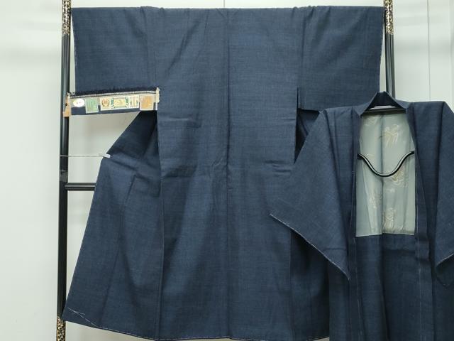 長閑やかさ屋お召しもの●御前上等 成人男性 発祥地結城紬 意味有りげ無形文化財 合奏団 奥順 杢 証紙・反端付き添い人 珠玉 未当て嵌める CZAA5602s6