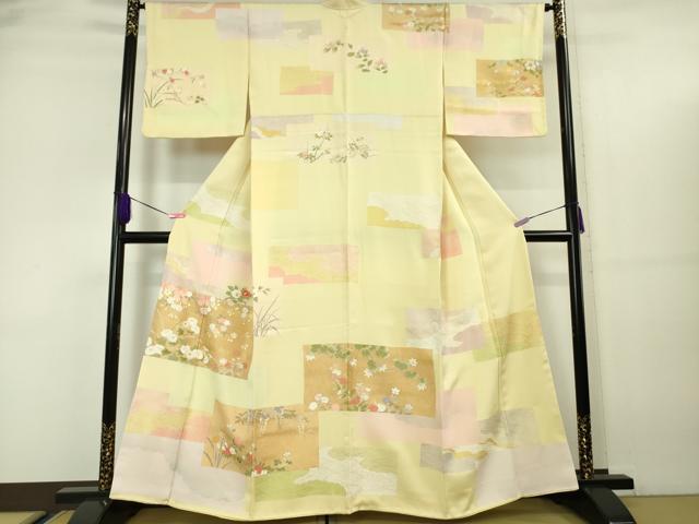 楽天市場】平和屋本店□極上 訪問着 友禅 吉祥花文 暈し染め 金彩