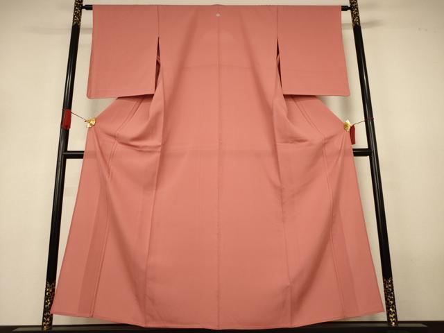 長閑やかさ屋お召しもの＊夏物 色無地 絽 東雲色 正絹 珠玉 AABJ3362jd