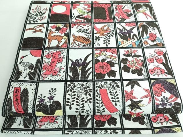 楽天市場】平和屋1□極上 西陣 大光織物謹製 六通柄袋帯 馬 黒地 逸品