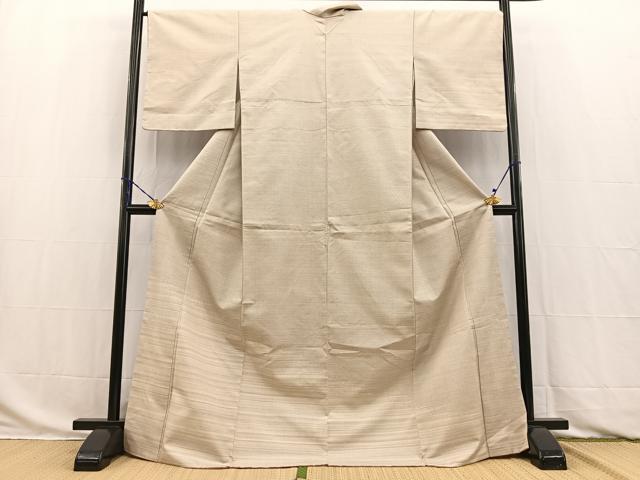 平和屋着物●訪問着　結城紬　100亀甲　亀甲文　ロング丈　正絹　逸品　BAAW8235yc｜平和屋 29,575円